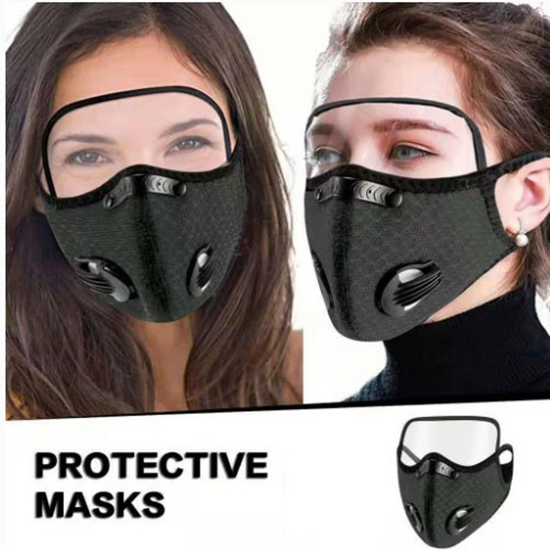 Anti Pollution Mask - SHIZIWANGRI Fahrrad-Gesichtsmaske, Sport, waschbar, wiederverwendbar, mit