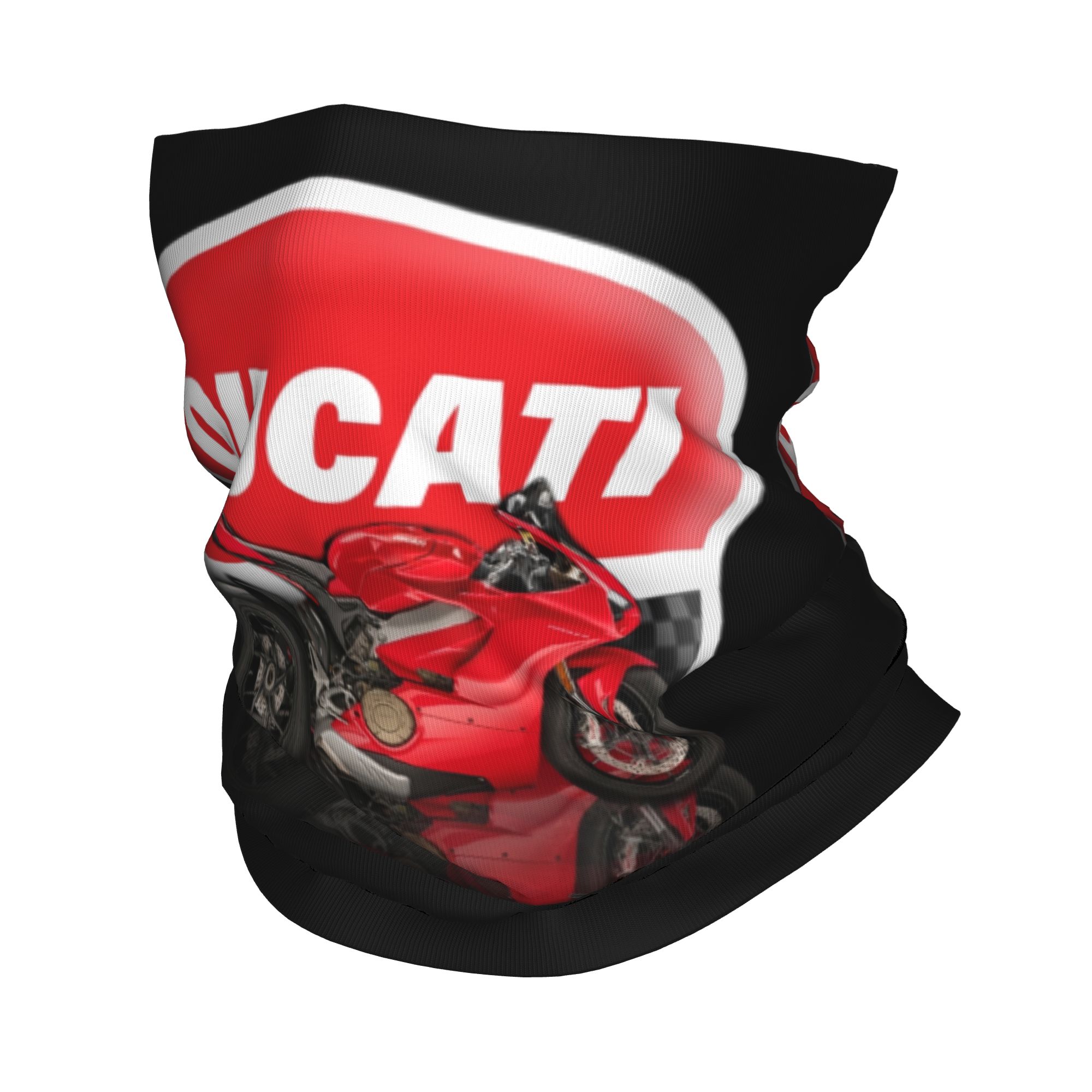 Neck Gaiter Face Cover - Maßgefertigter Speed Ducati Rennsport Bandana Halswärmer