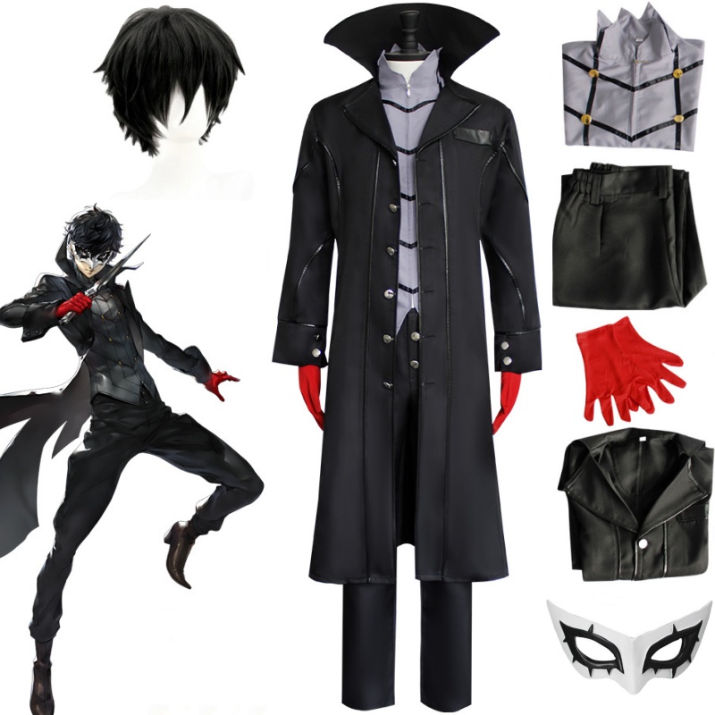Anime Persona 5 Joker Cosplay  – Black Face Mask Pack Bewertung und Preis