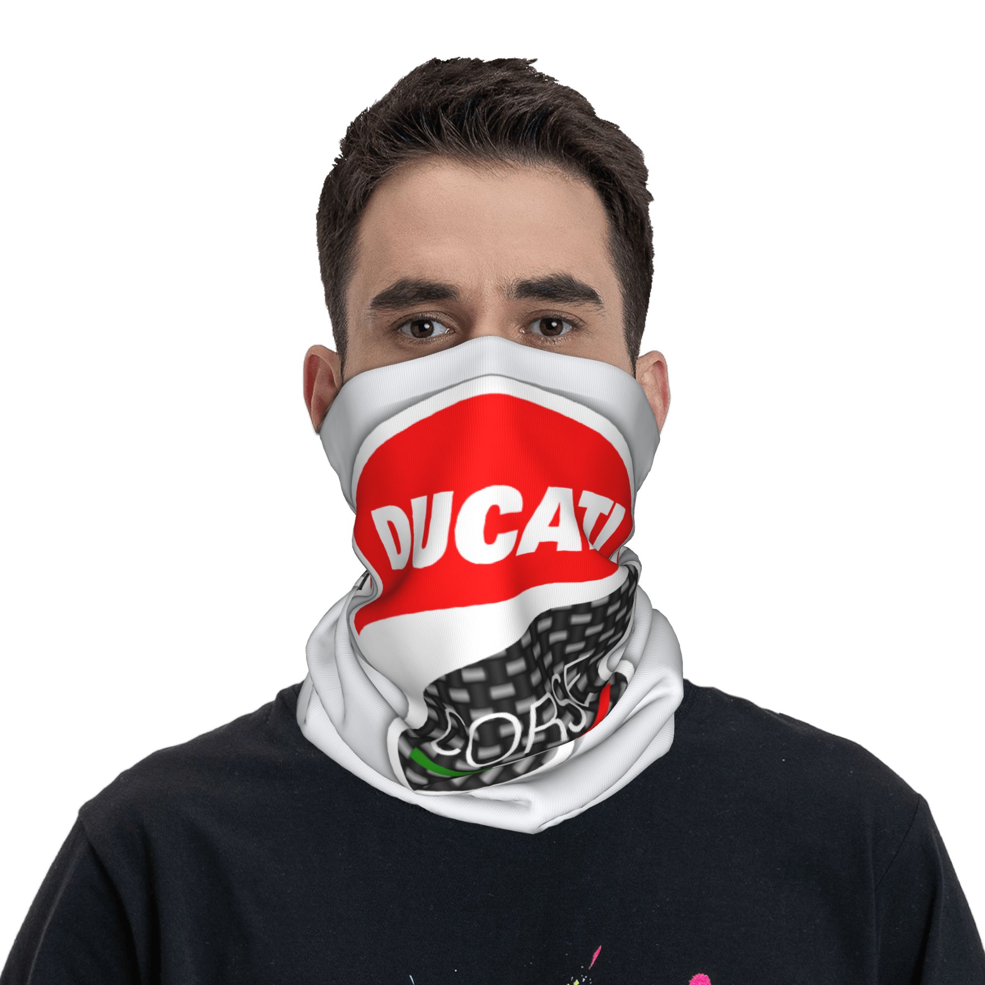 Maßgefertigter Rennsport Ducat – Neck Gaiter Face Cover Bewertung und Preis