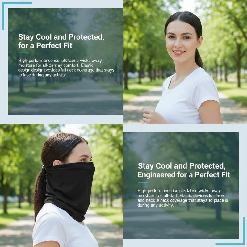 Eisseide Gesichtsmaske UV-Schu – Neck Gaiter Face Cover Bewertung und Preis